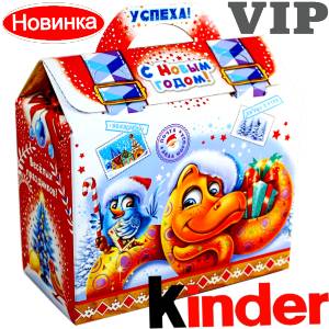 Сладкий подарок на Новый Год в жестяной упаковке весом 1200 грамм по цене 1762 руб в Чулыме