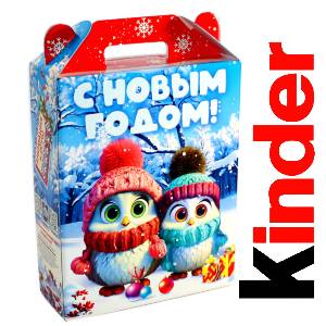 Детский подарок на Новый Год в жестяной упаковке весом 830 грамм по цене 3297 руб в Чулыме
