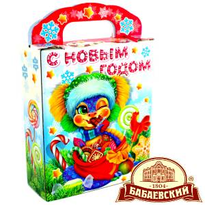 Детский подарок на Новый Год в мешочке весом 800 грамм по цене 1261 руб в Чулыме